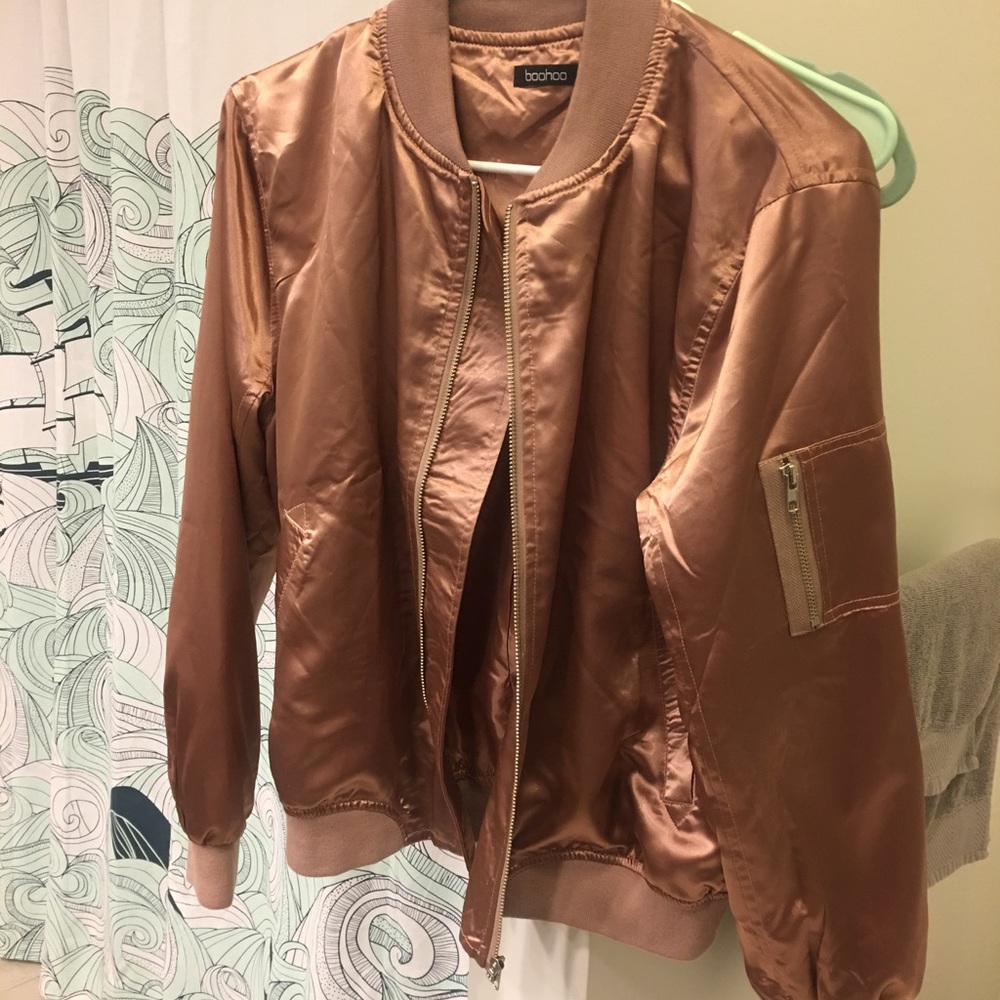 Rose Gold Bomber