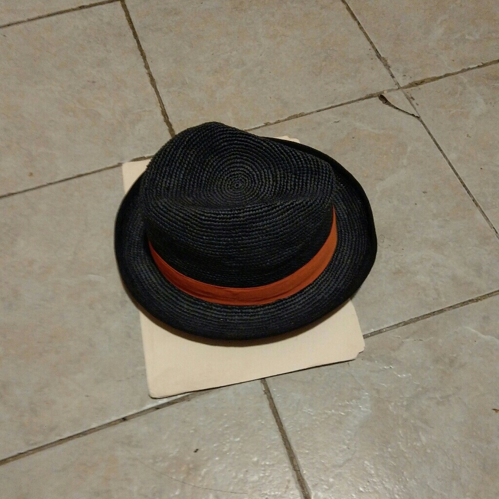 Black fedora-style hat