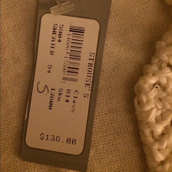 New with Tag S Cream Boutique Sweater - Picture 3 of 3