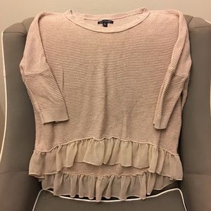 American Eagle 🦅 Pink Crop Top Sweater 💖