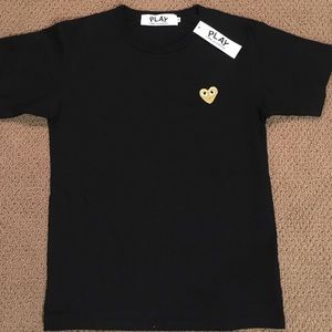 ❌⭕️SOLD⭕️❌Comme Des Garçons gold heart tee