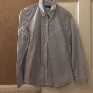 Gap Long Sleeve Pinstripe shirt XS