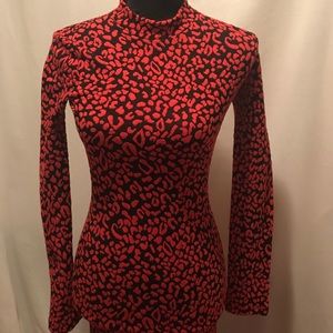 Mini Leopard Bodycon Dress
