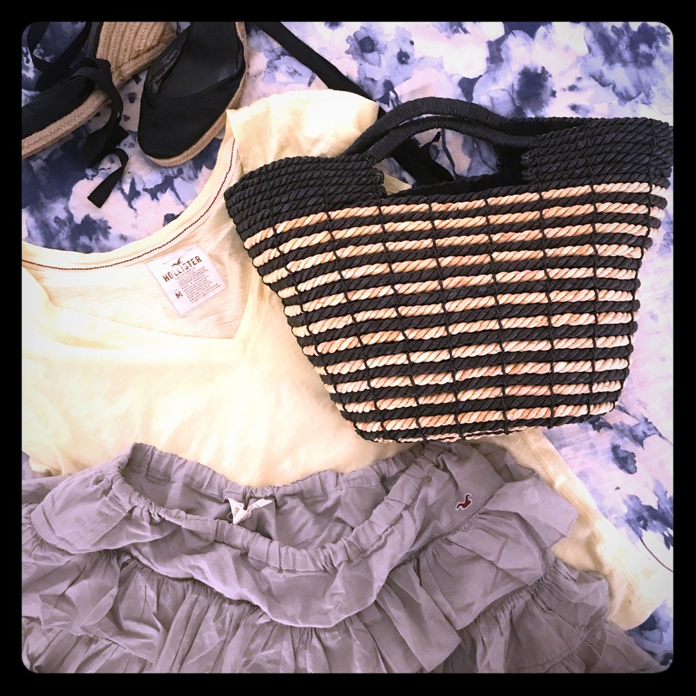 🌞Sun N’ Sand🌞 straw beach tote/purse