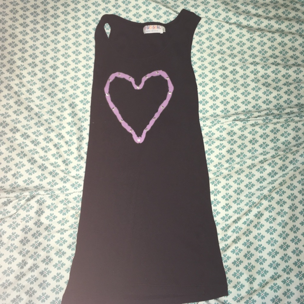 Black Tank top Size 12