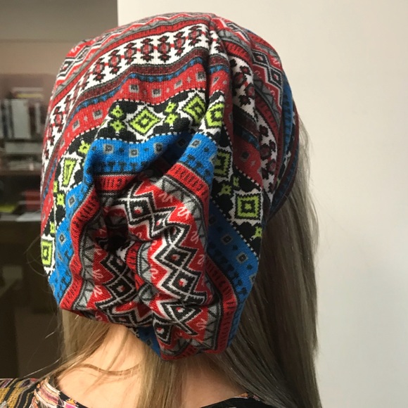 3 in 1 autumn hat,scarf and headband - Picture 3 of 5