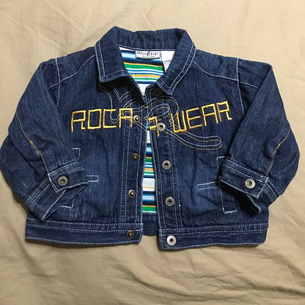 Roca Baby Roca Wear lined denim jacket 6/9 months