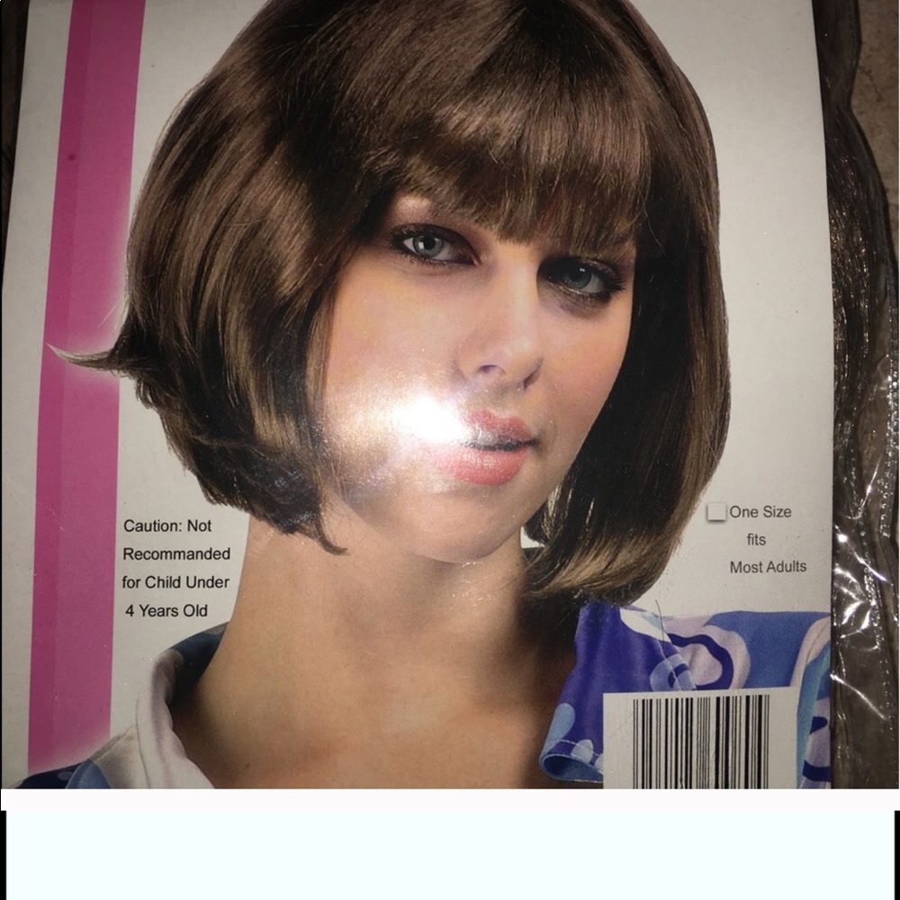 Anna Wintour Short Brown Bon Wig