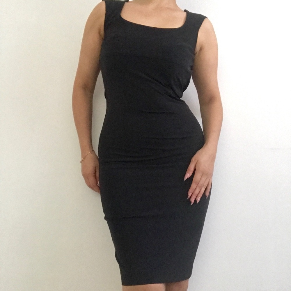 Bebe Little Black Body Con Cocktail Dress - Picture 1 of 6