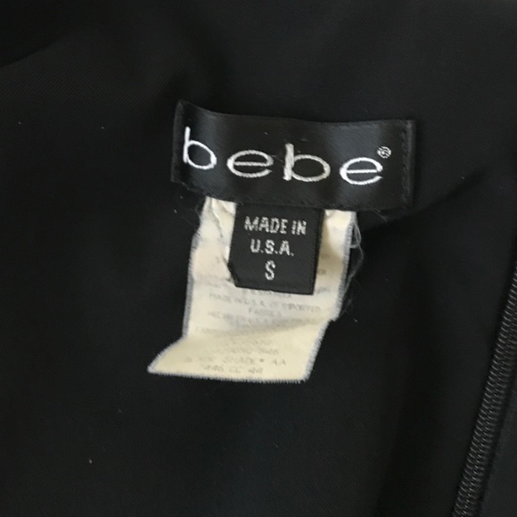Bebe Little Black Body Con Cocktail Dress - Picture 5 of 6