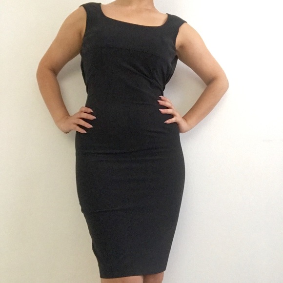 Bebe Little Black Body Con Cocktail Dress - Picture 6 of 6