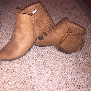Brown booties