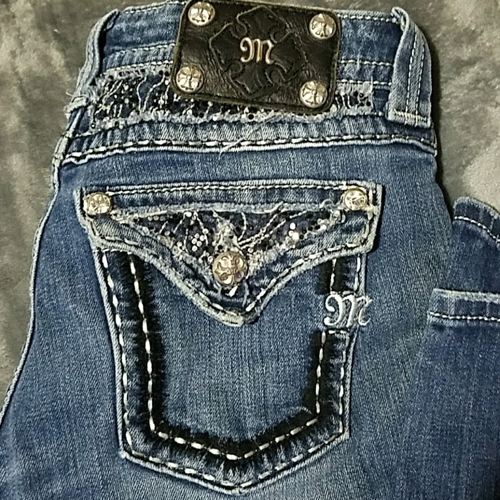 MISS ME DISTRESSED SKINNY JEANS! 27X31
