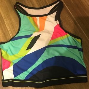 Fabletics cropped geometric bra too