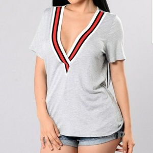 Deep V T-shirt