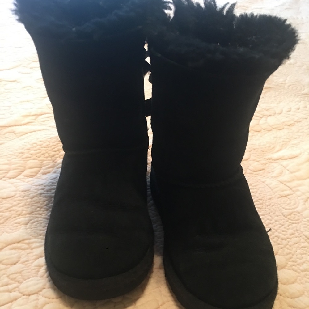 Little girl black UGGs
