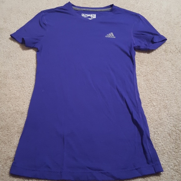 NWOT Adidas v-neck short sleeve tee - Picture 1 of 2