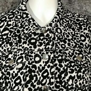 NWT Avenue Stretch Animal Print Jacket 22/ 24