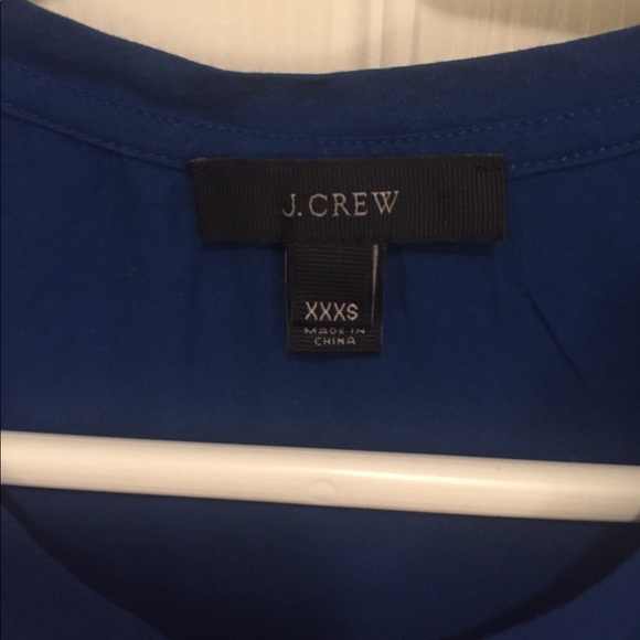 J. Crew lace panel tank top navy - Picture 2 of 2