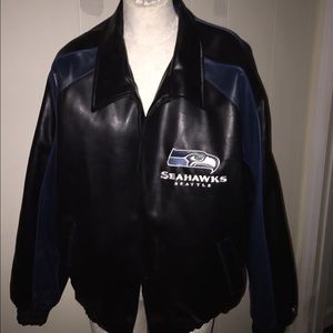 Seattle Seahawks NFL leather jacket authentic