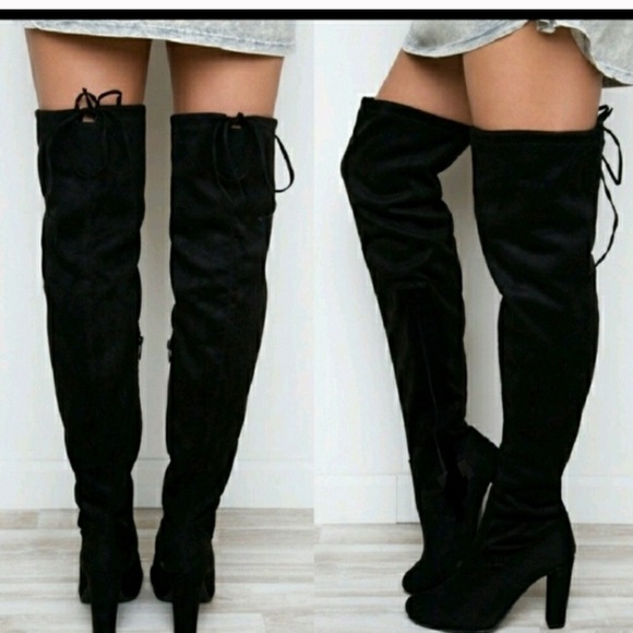 Size 10 left! Final$ Vegan Suede tie back Bot - Picture 4 of 8