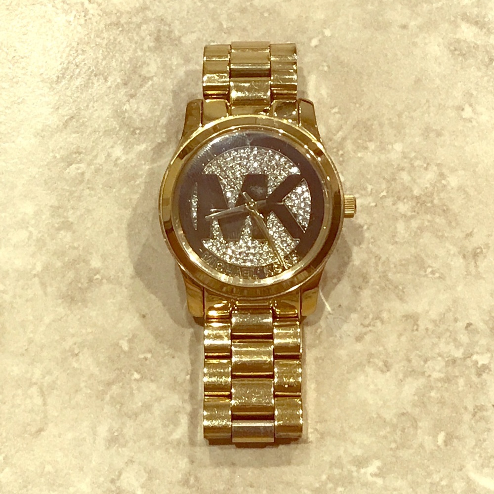 Gold Michael Kors watch