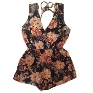 Gorgeous Silky Floral Romper