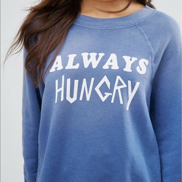 WILDFOX AlwaysHungryAUTHSweatshirt / TopNWT💚xsSm - Picture 3 of 8