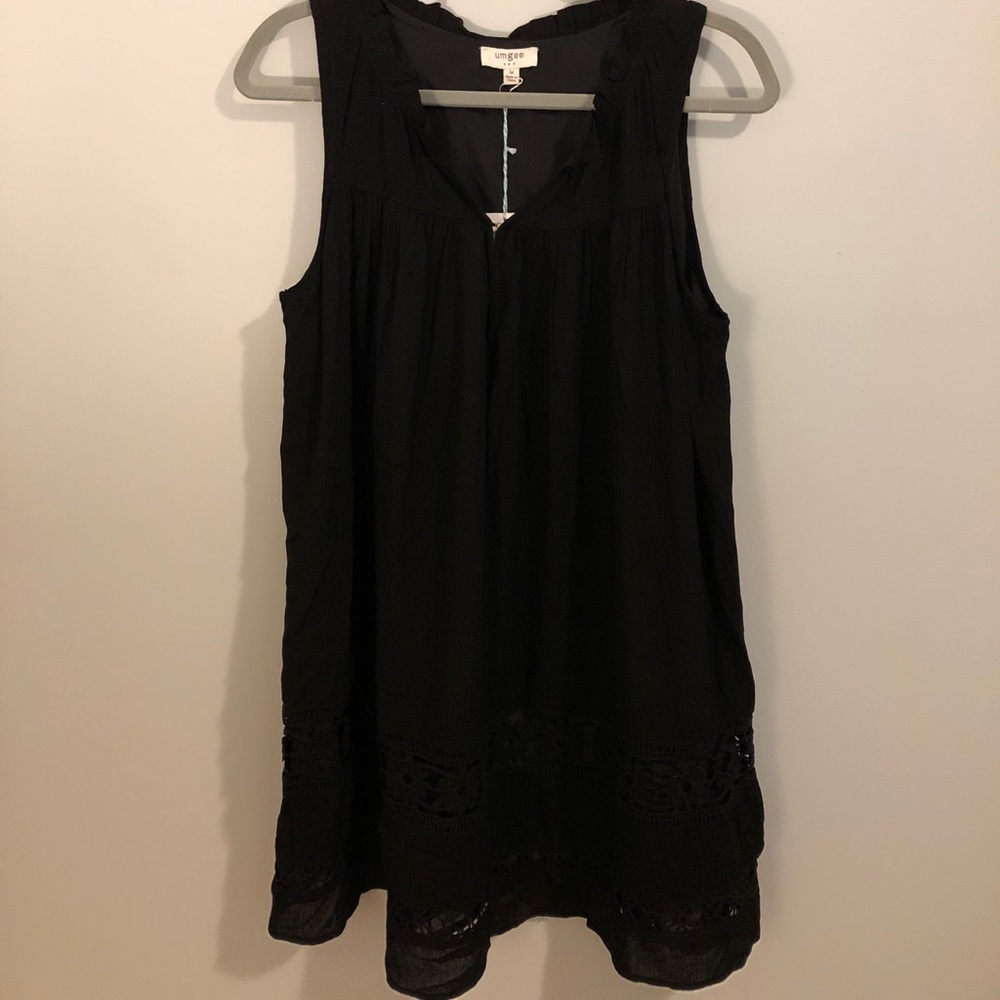 Umgee Black Sleeveless Dress