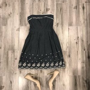 Polka dot short dress