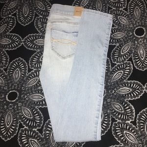 Light wash jeans