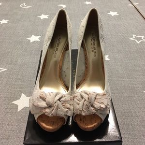 Christian Siriano for Payless Lacey Open Toe heel
