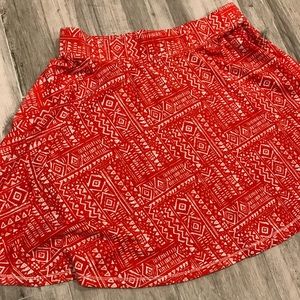 Mossimo orange skirt