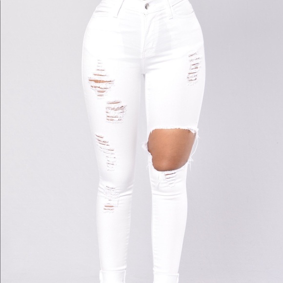 Fashion Nova Denim - White jeans
