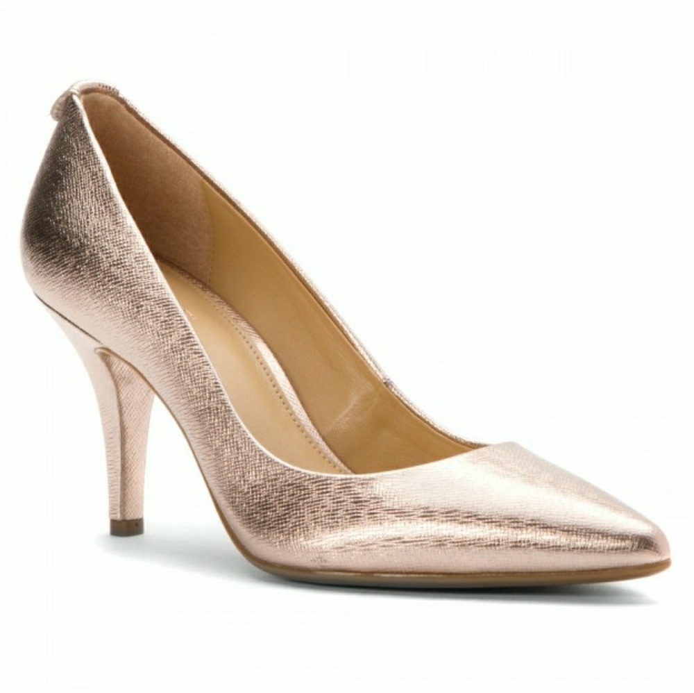 Michael Kors 🌹 Gold Metallic Flex Pumps