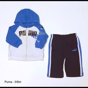 Puma Navy Jogging Suit - 0/6m