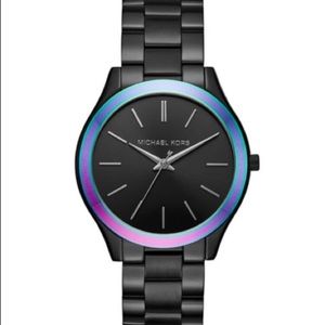 MK Slim Runway Iridescent Watch