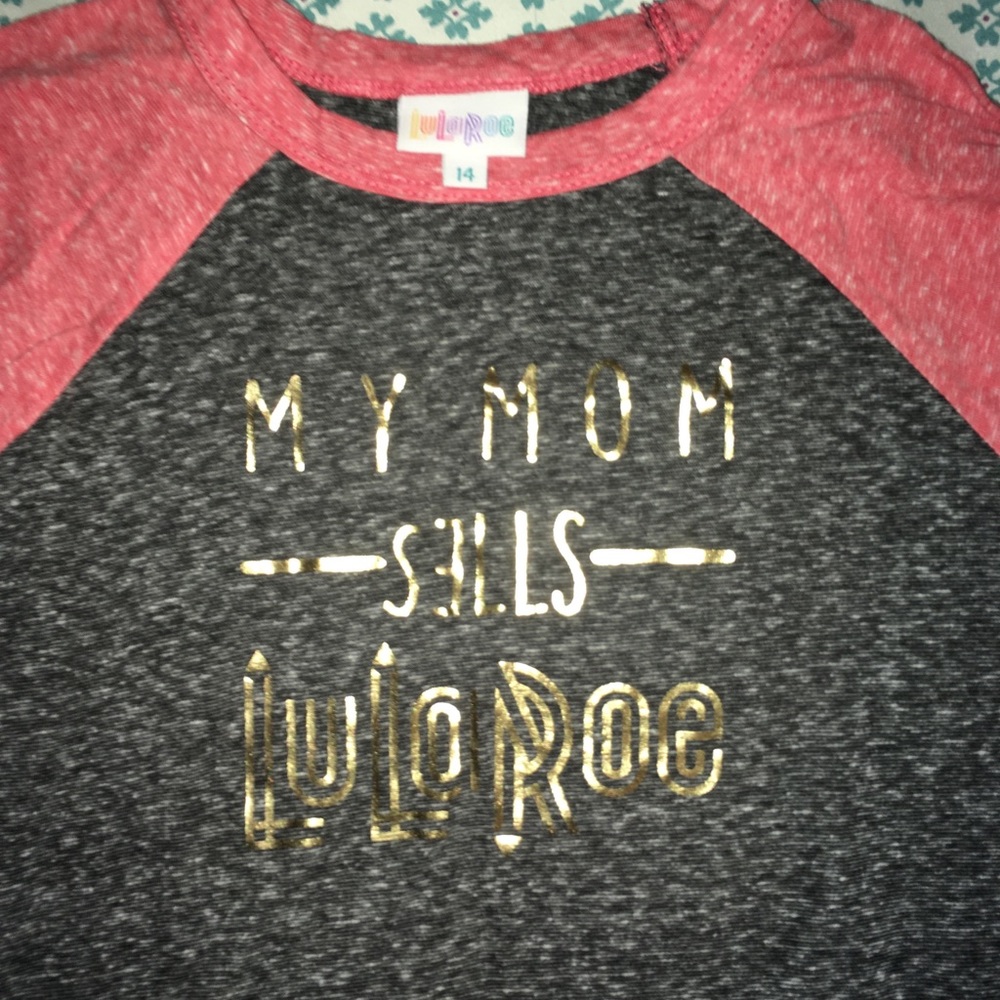 LulaRoe Kids Randy Size 14 - Picture 2 of 2
