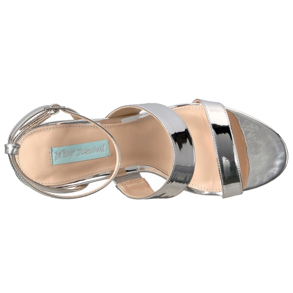 BNWB Betsey Johnson Chrome Heels