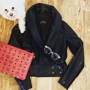 VIVIENNE WESTWOOD ANGLOMANIA leather jacket