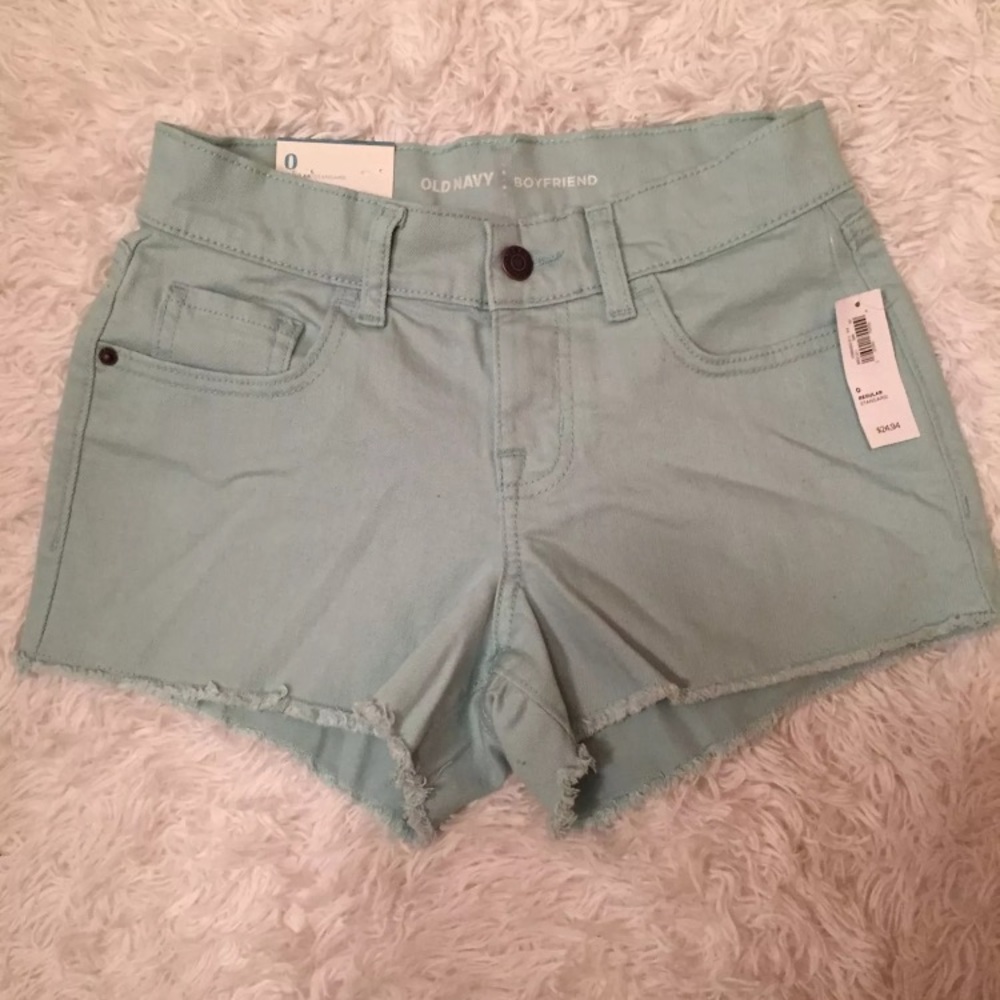 NWT Light Blue Denim Boyfriend Shorts