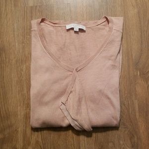 Ann Taylor LOFT Blush Light Sweater