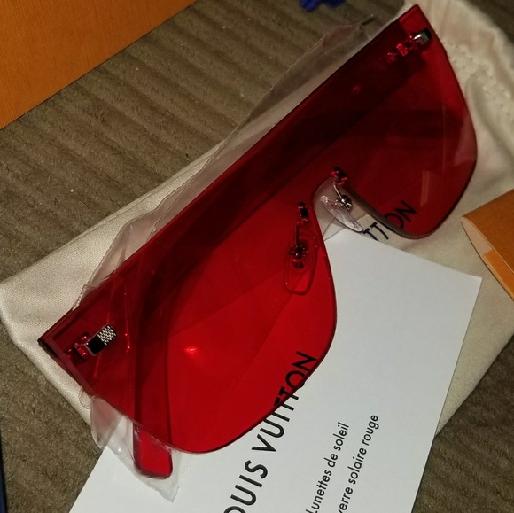 Louis Vuitton x Supreme City Mask Sunglasses NEW