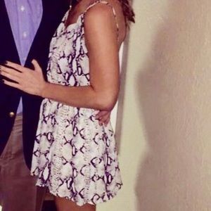 Snakeskin romper