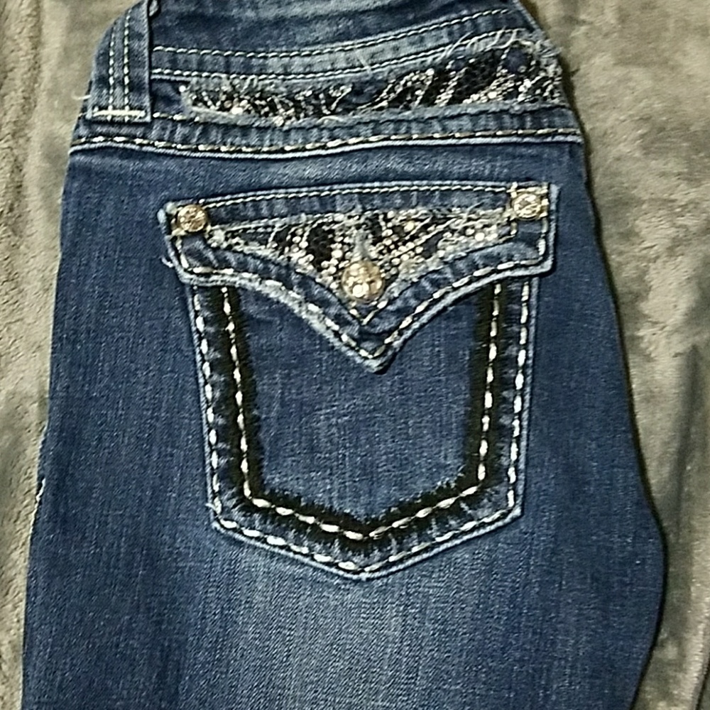 MISS ME JEANS SKINNY 30X33 BUCKLE