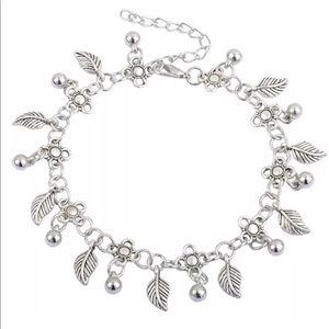 Sterling Silver 925 Foot Bracelet Angel