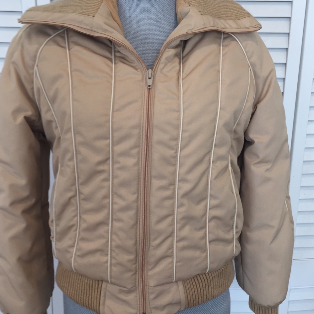 Tan Puffer Jacket - Picture 8 of 8