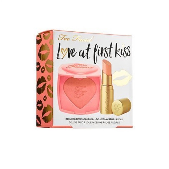 TOO FACED Love@First Kiss DeluxeTravel💄Lip&Blush - Picture 2 of 6