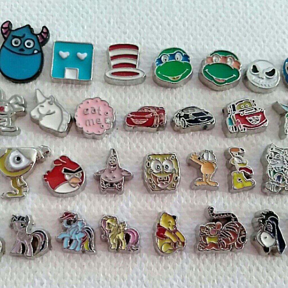 floating charms locket charms READ DESCRIPTION