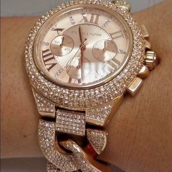 BNIB Michael Kors MK3198 CRYSTAL Watch w/ Gift BOX main image 7